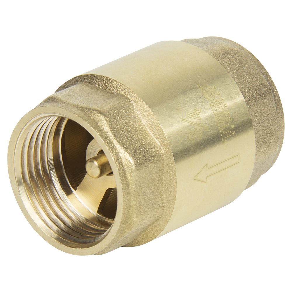 Клапан обратный с латунным сердечником TEBO ВН/ВН 1/2" T-Ко.701.12.CN