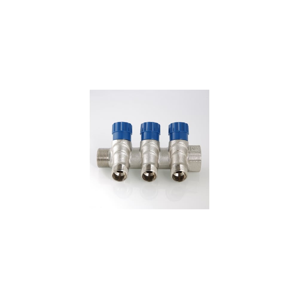 Коллектор с регулирующими вентилями 1х3 вых. 1/2 нар. Valtec VTc.560.N.0603