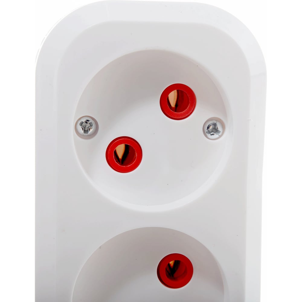 Колодка Navigator, NCA-BL01-03-X-WH, 3 гнезда, б/з, АБС пластик 61585