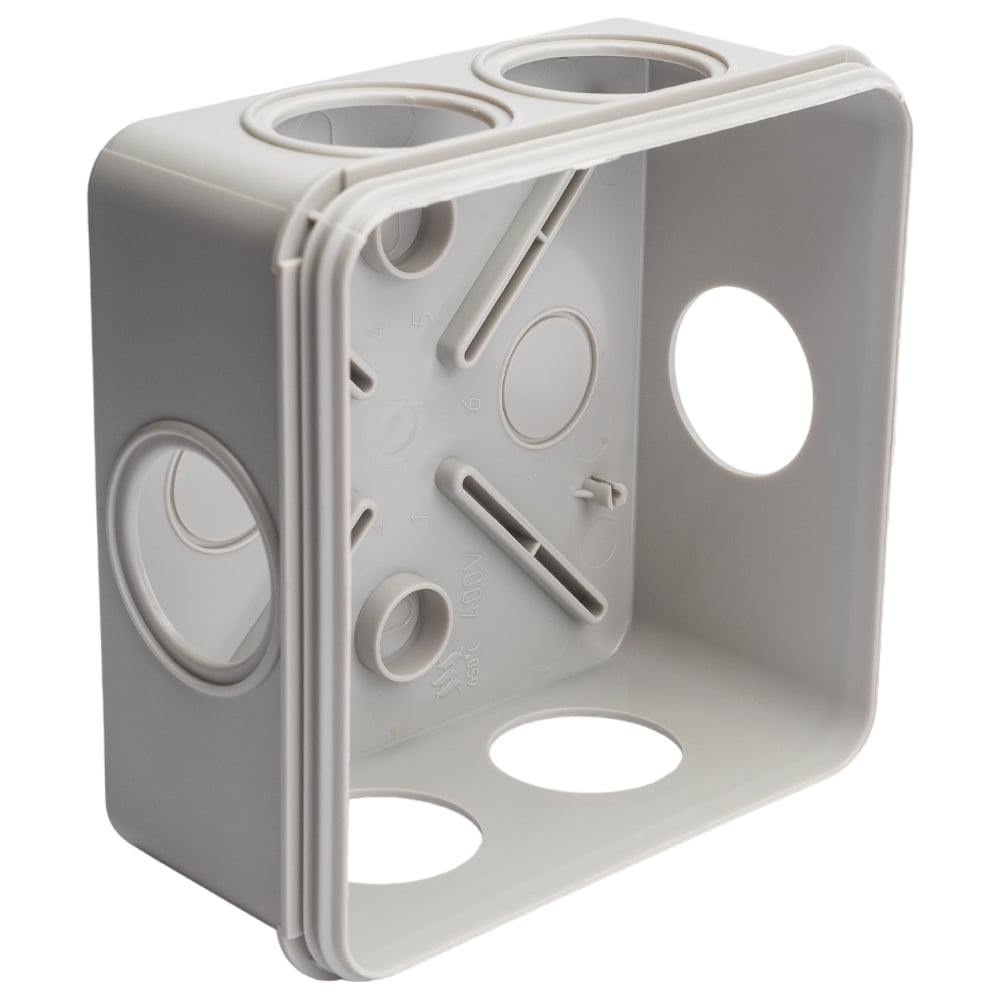 Коробка распределительная TDM ELECTRIC 100х100х50мм, крышка, IP55, 6 входов SQ1401-1255