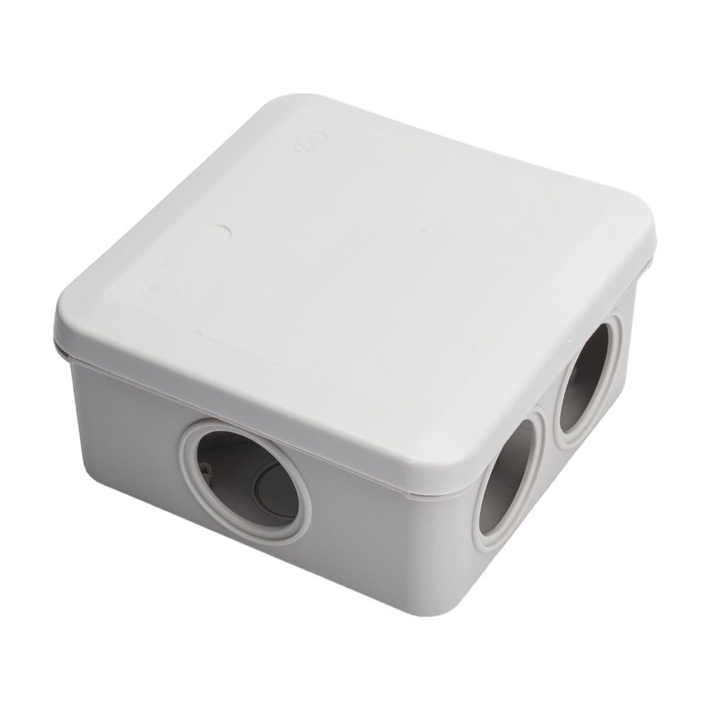 Коробка распределительная TDM ELECTRIC 100х100х50мм, крышка, IP55, 6 входов SQ1401-1255