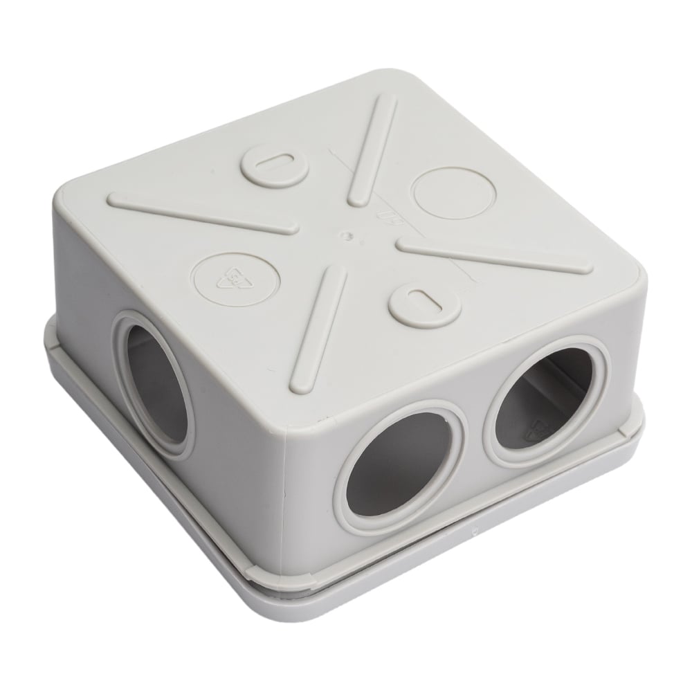 Коробка распределительная TDM ELECTRIC 100х100х50мм, крышка, IP55, 6 входов SQ1401-1255
