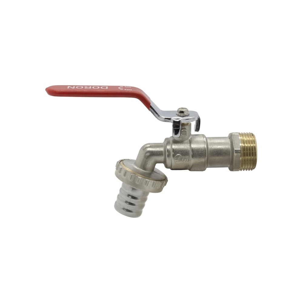 Кран шаровой с носиком DORON 1/2" нар.рез. 8436