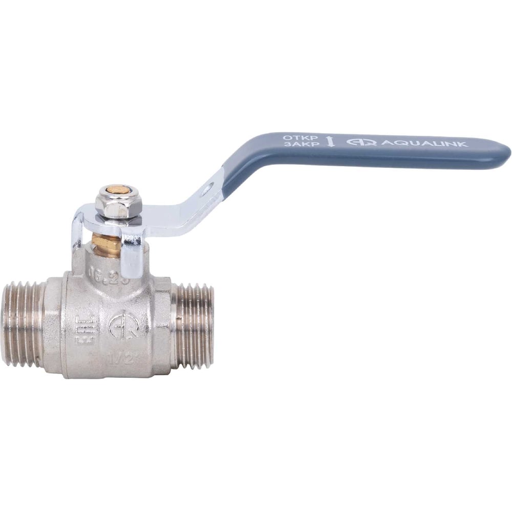 Шаровой кран AQUALINK нар-нар 1/2 ручка 02427