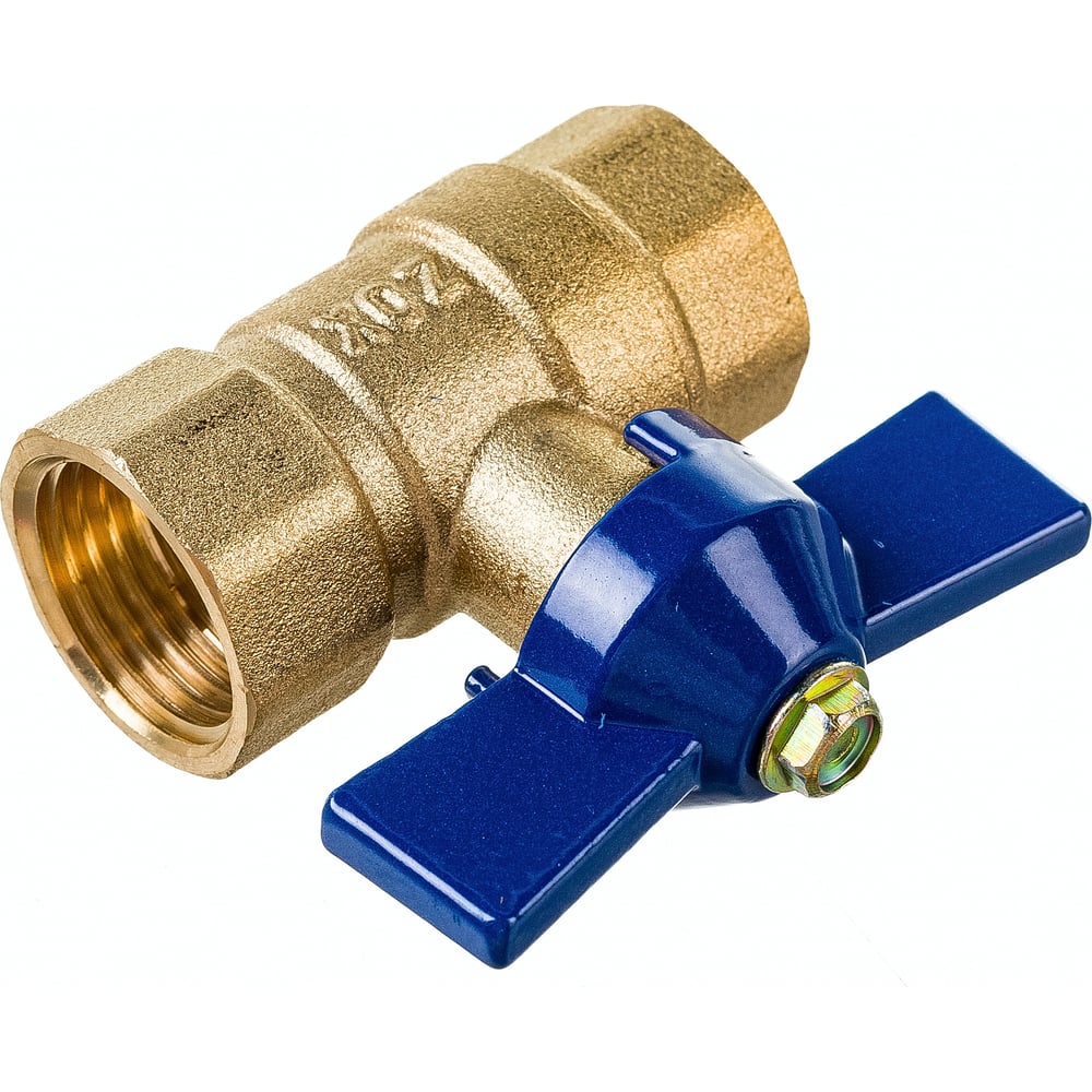 Шаровой кран ZOX 1/2'' вн/вн., бабочка 519277