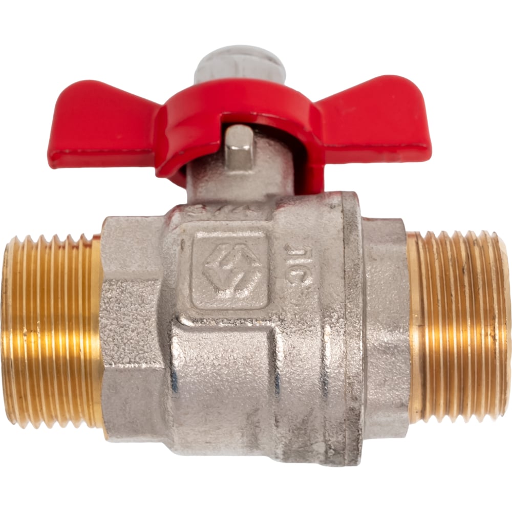 Кран шаровой MVI ГОСТ, 3/4 нар-нар, рукоятка «бабочка» (БЦЦ) BV.915.05