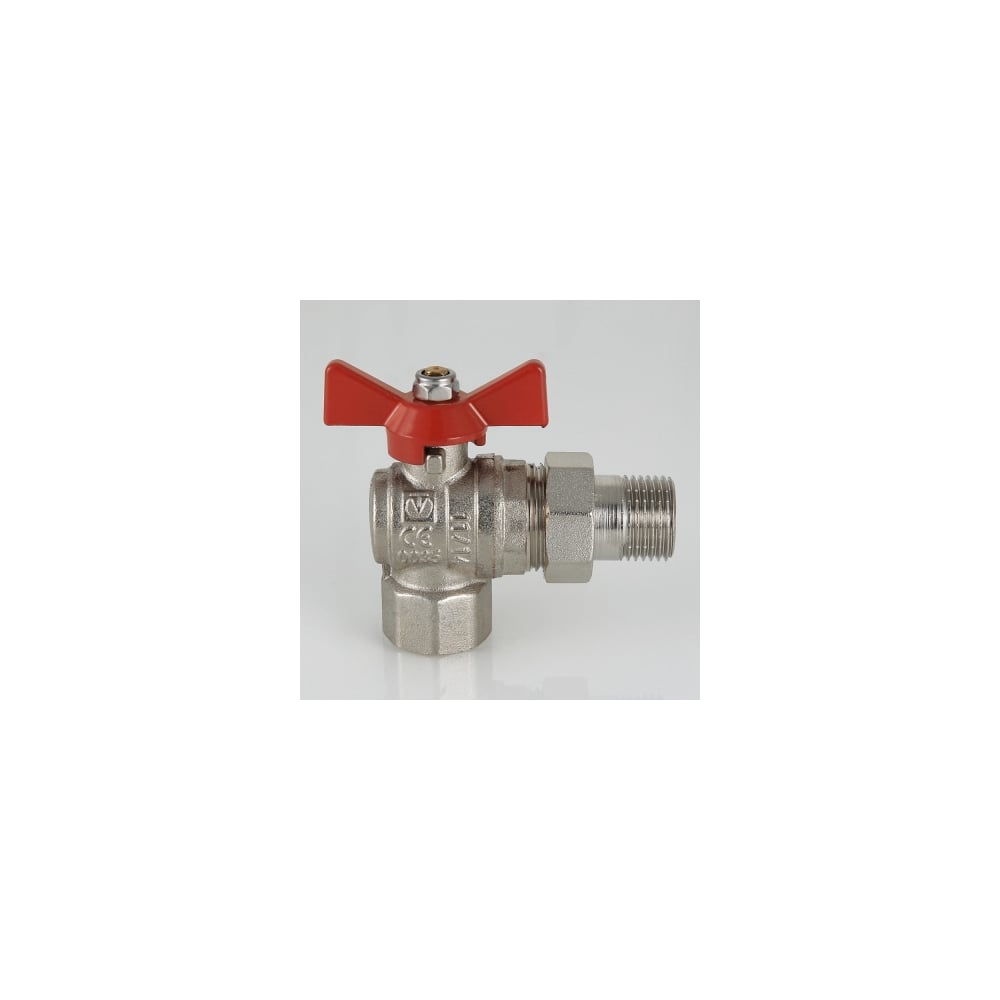 Шаровой угловой кран с полусгоном 1/2 вн.-нар Valtec BASE VT.228.N.04