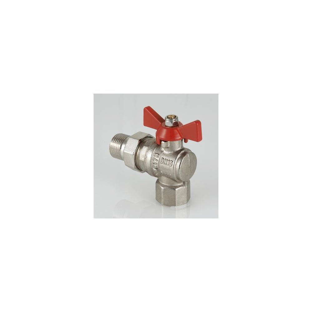 Шаровой угловой кран с полусгоном 1" вн.-нар. Valtec BASE VT.228.N.06