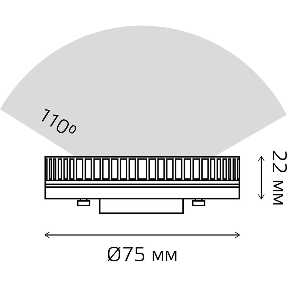Светодиодная лампа Gauss GX53 11W 830lm 4100K Elementary 83821