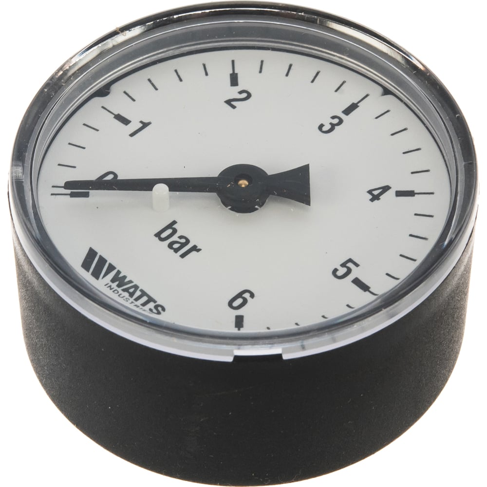 Аксиальный манометр Watts F+R100 0-6 bar, корпус 50 мм 10008092