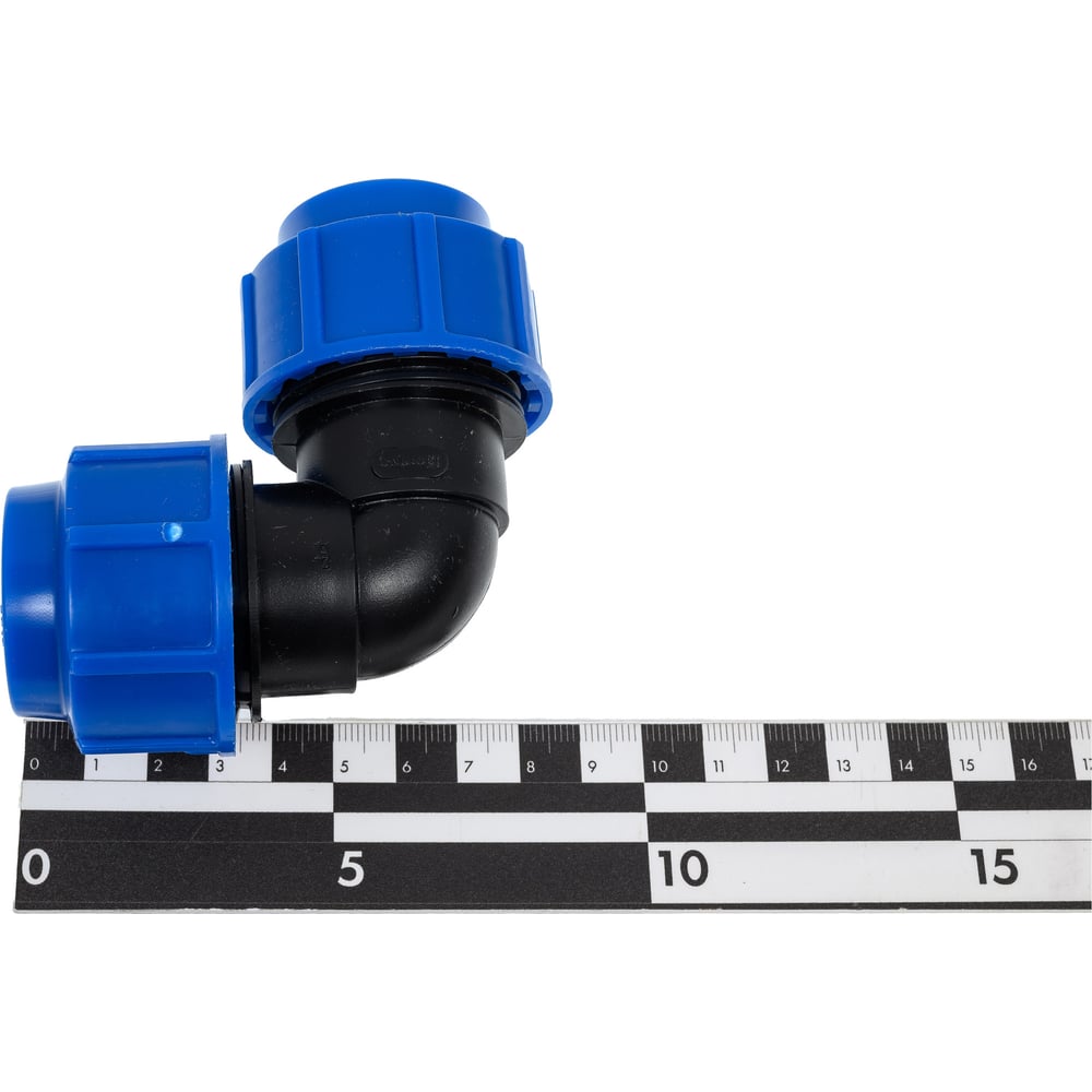 Компрессионный отвод для ПЭ труб LAMMIN 25 Lm34009025025