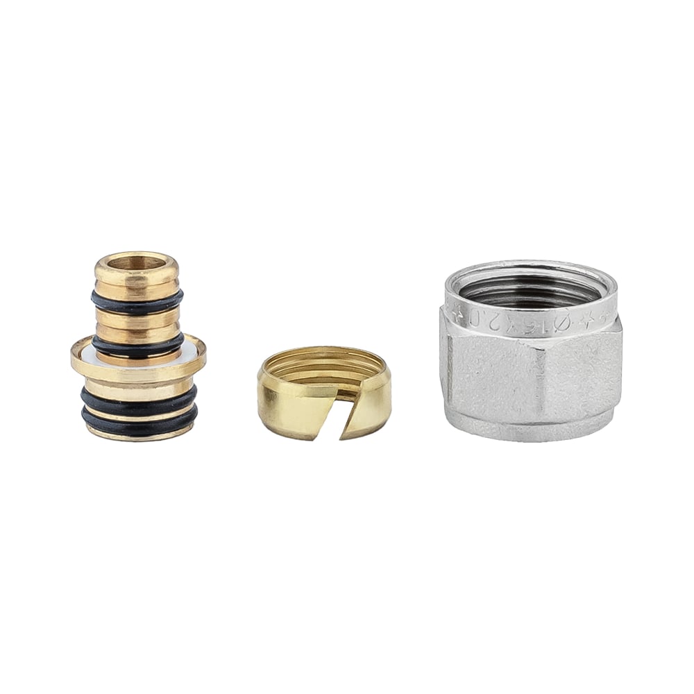 Соединитель обжимной коллекторный PROFACTOR 1/2", 15ммх16 PF MIP 270