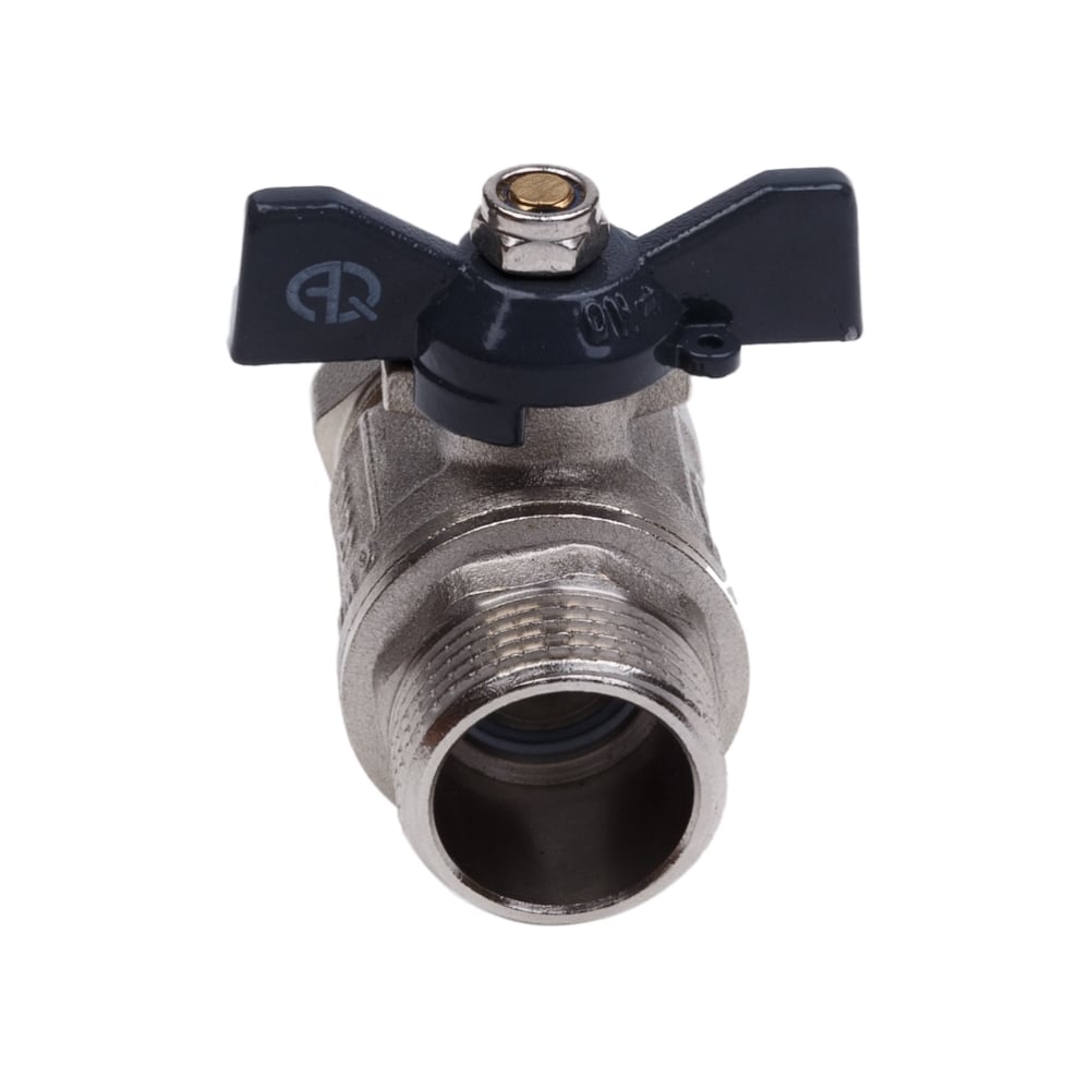 Кран шаровой AQUALINK для МП труб нар 1/2 x16 B бабочка 00876