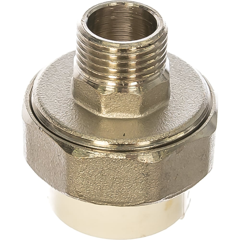 Комбинированная разъемная муфта (американка) PRO AQUA PP-R НР белая d-25 мм 1/2" PA21012b