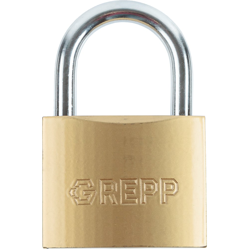 Замок навесной GREPP 50 мм, цвет латунь /120 404-050