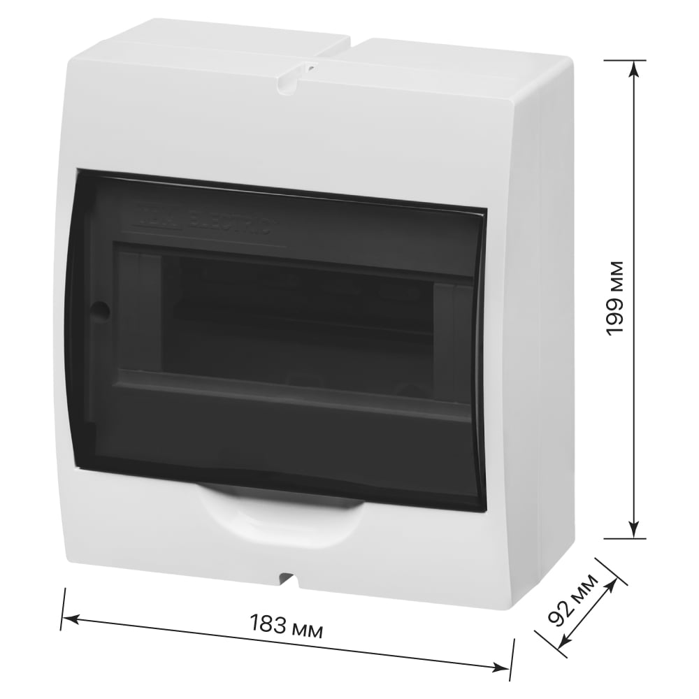 Бокс TDM ELECTRIC ЩРН-П-8 модулей навесной пластик SQ0901-0003