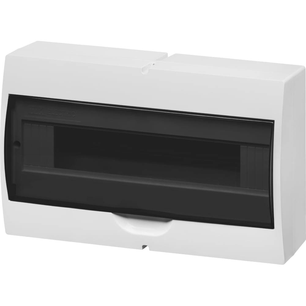 Щит TDM ELECTRIC ЩРН-П-18 модулей,навесной, пластик, белый, дымчатая дверца, без шин, IP41 SQ0901-0076