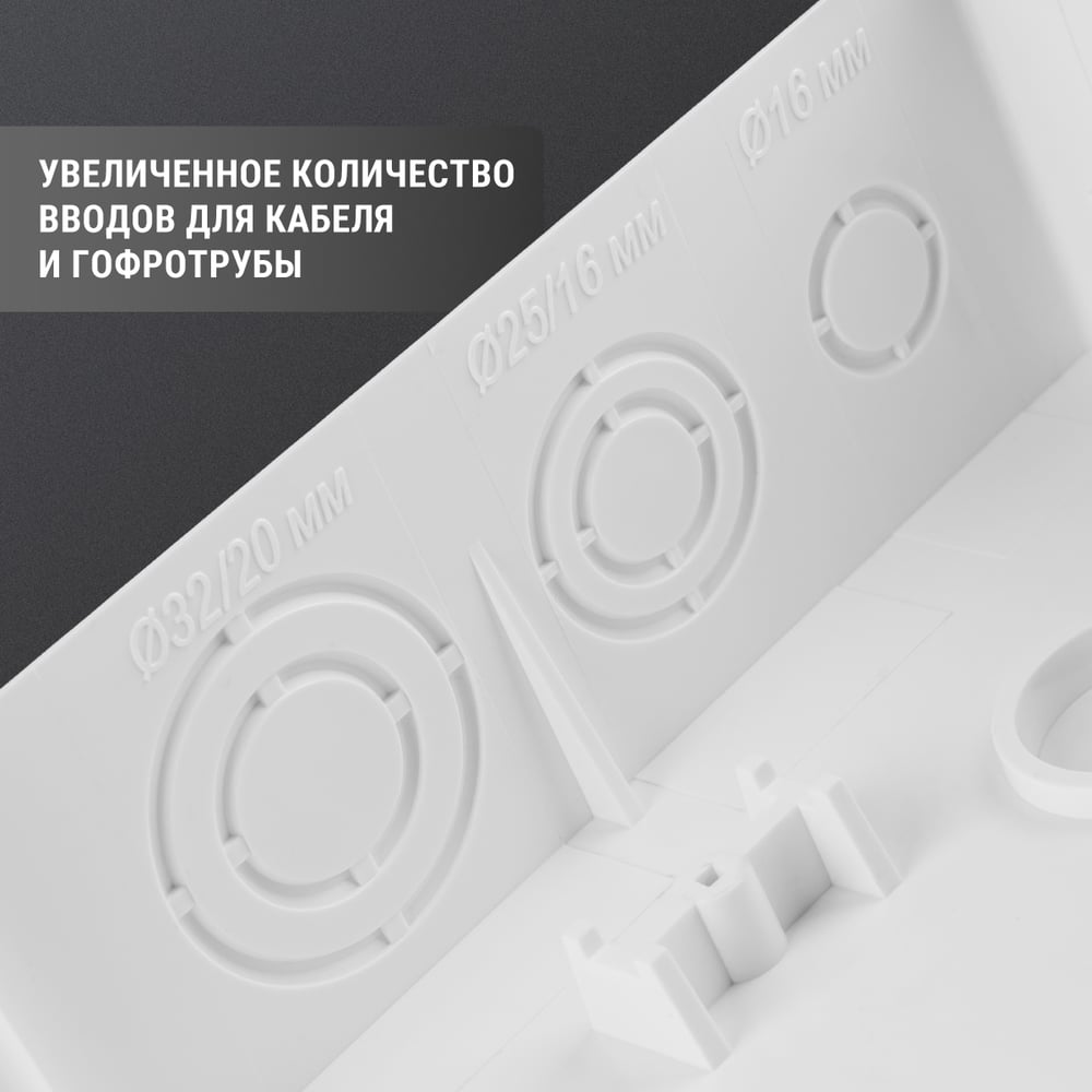 Щит TDM ELECTRIC ЩРН-П-18 модулей,навесной, пластик, белый, дымчатая дверца, без шин, IP41 SQ0901-0076
