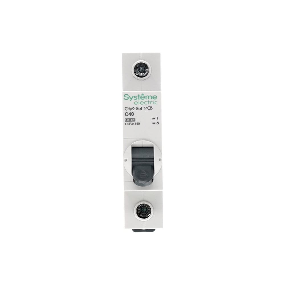 Автоматический выключатель Systeme Electric City9 set ав с, 40 А, 1 Р, 4.5 kА, 230 В C9F34140