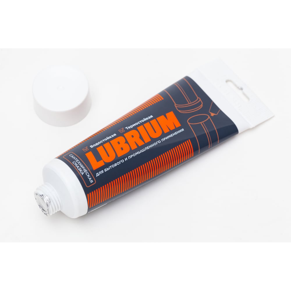 Сантехническая смазка СантехМастер LUBRIUM, тюбик 30 гр, с еврослотом 04147 4630009041474