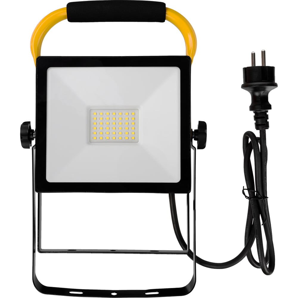 Светодиодный прожектор TDM ELECTRIC сдо-04-050н-п (переносной) 50 вт, 6500 к, ip65, черный, народный SQ0336-0201
