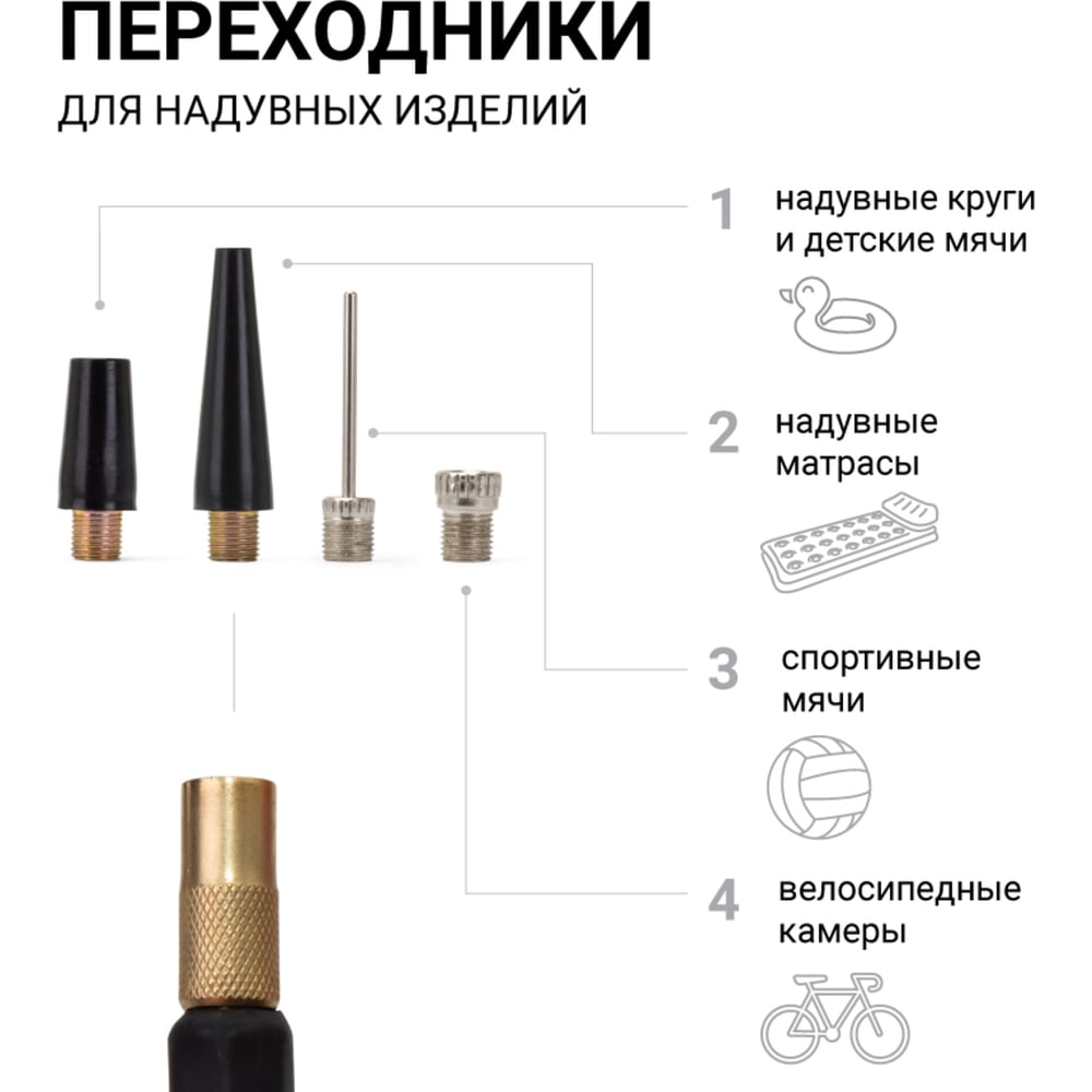 Воздушный компрессор AUTOPROFI 40 л./мин., 12v/14a, 150w, шланг 1 м., шнур питания 3 м., питание от прикуривателя, набор из 4-х переходников для надувн. изделий, сумка AK-580