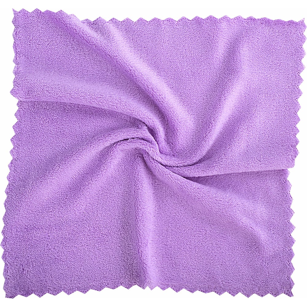 Салфетки для уборки LAIMA Pastel Home из плюшевой микрофибры, 30x30 см, комплект 20 шт 608444