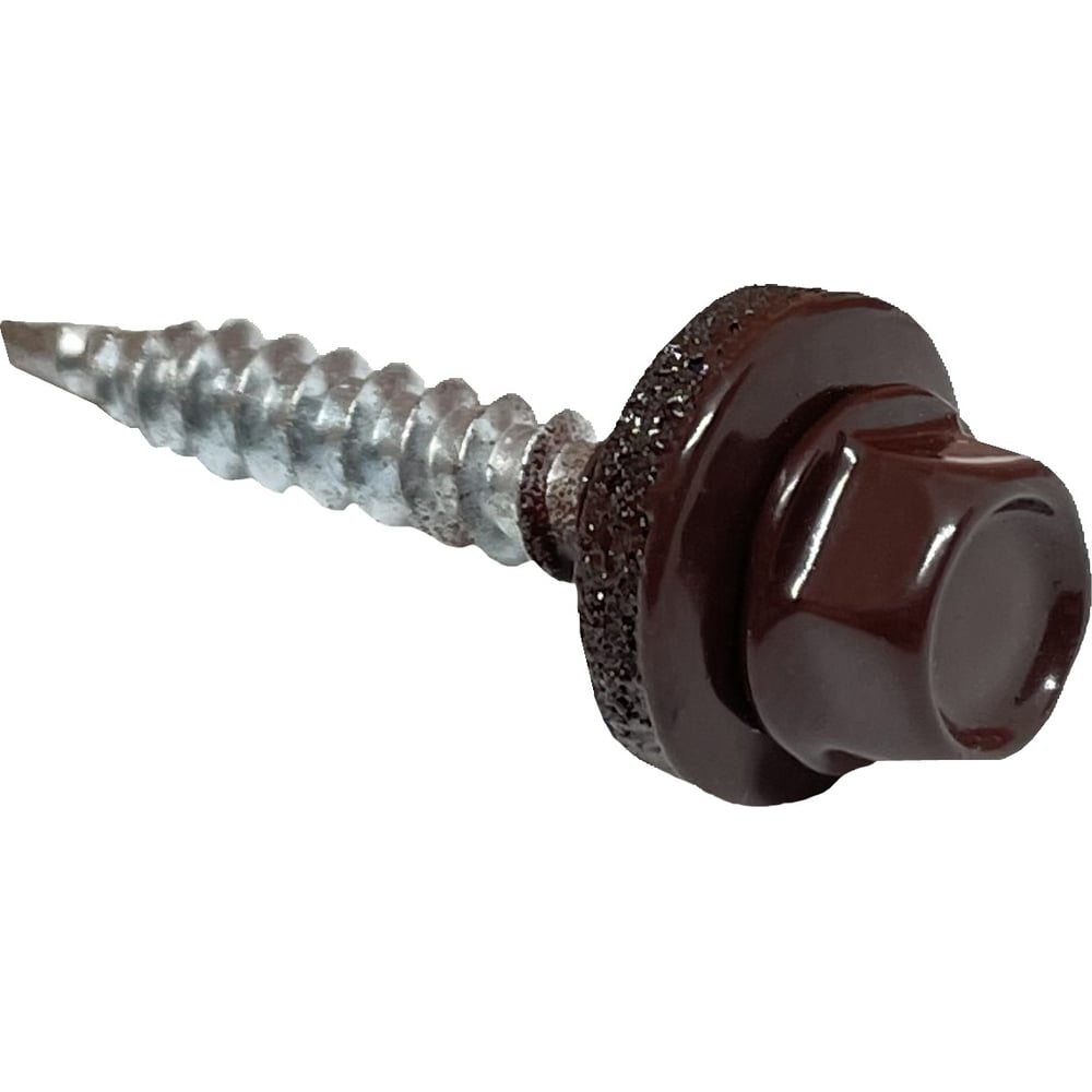 Кровельные саморезы Steelfix 4,8x35 цинк ral8017 шоколадно-коричневый 200 шт СК4835200Ш