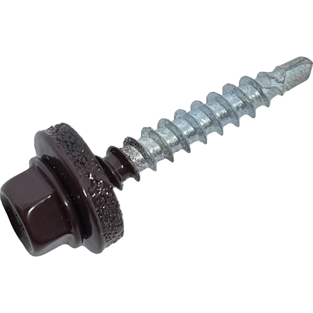 Кровельные саморезы Steelfix 4,8x35 цинк ral8017 шоколадно-коричневый 200 шт СК4835200Ш