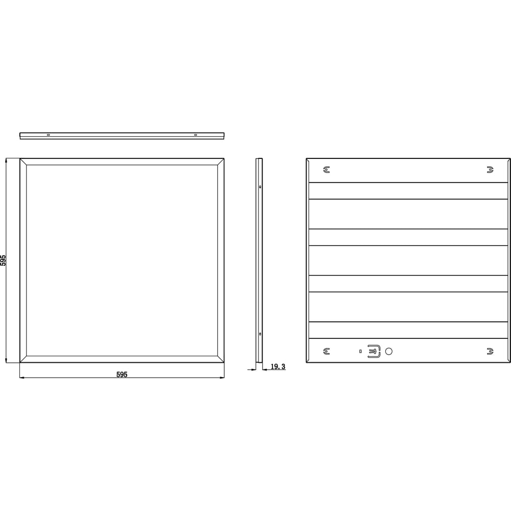 Светильник светодиодный ЭРА SPO-6-36-6K-P 36Вт 6500К IP40 595x595 призма Б0039056