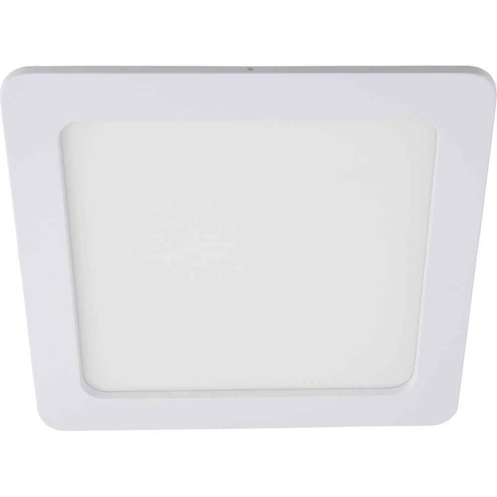 Квадратный встраиваемый даунлайт с драйвером Ecola LED downlight 18W 220V 6500K 225x225x20 DSRD18ELC