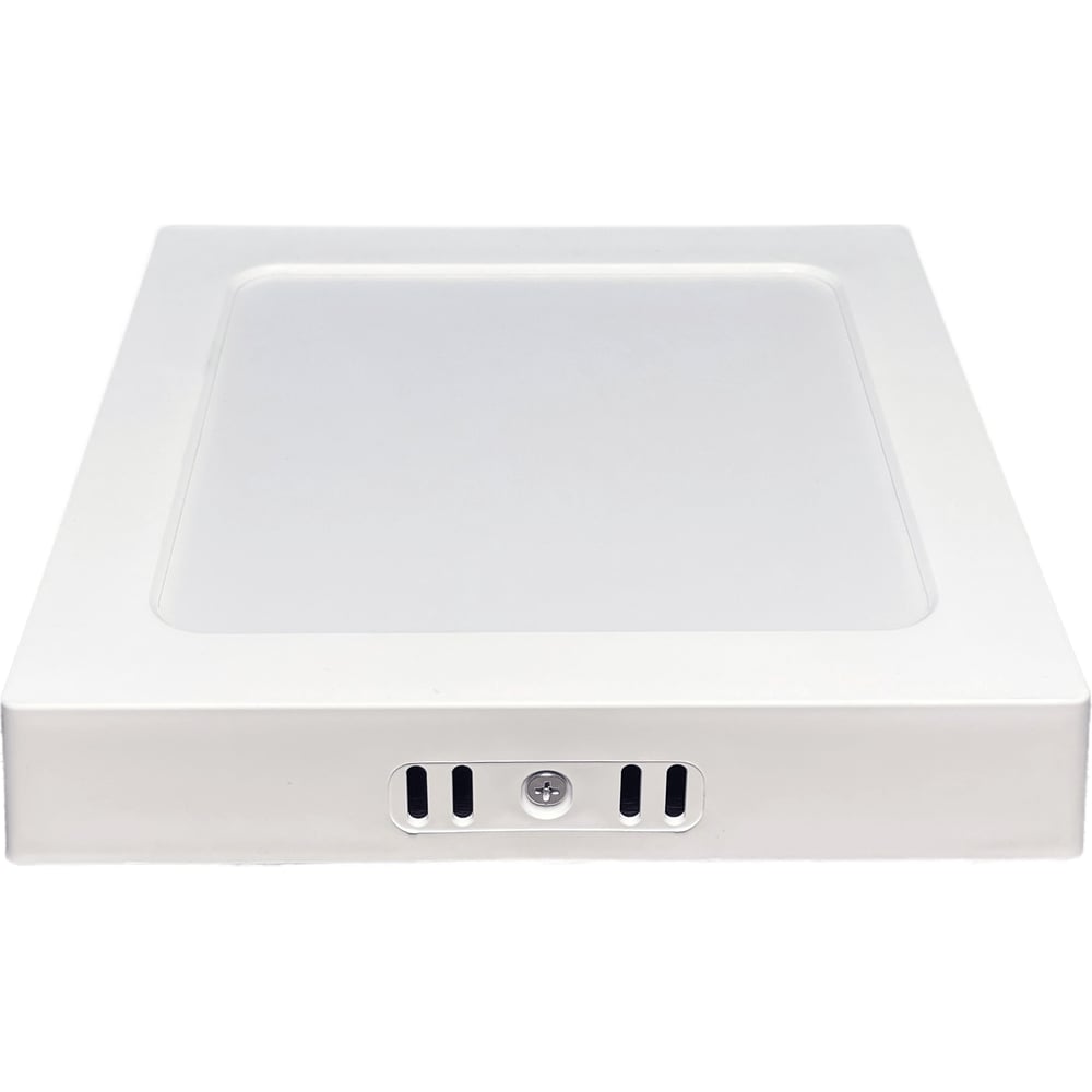 Светодиодный накладной светильник truEnergy квадрат 20w 4000k 1600lm 230x230мм белый пластик 10110