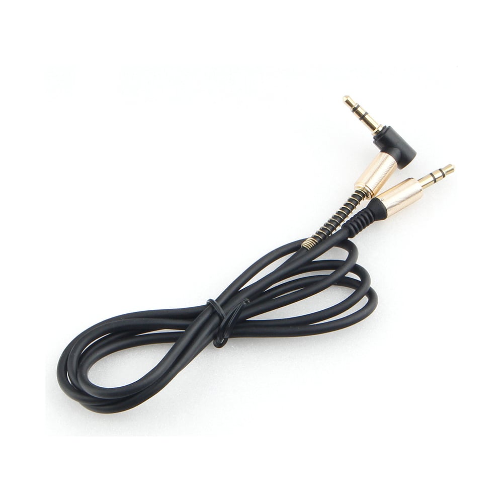 Кабель Cablexpert аудио Jack 3.5(M)/Jack 3.5(M), угловой, черный, 1м, коробка CCAB-02-35MML-1MB