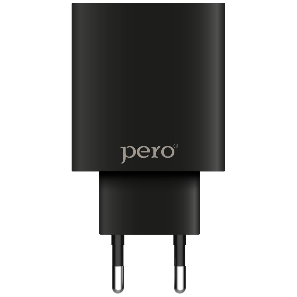 Сетевое зарядное устройство PERO TC02 2USB 2.1A черный ТС02BL2A