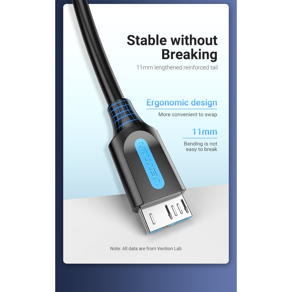 Кабель VENTION USB 3.0 AM/micro B - 3м. COPBI