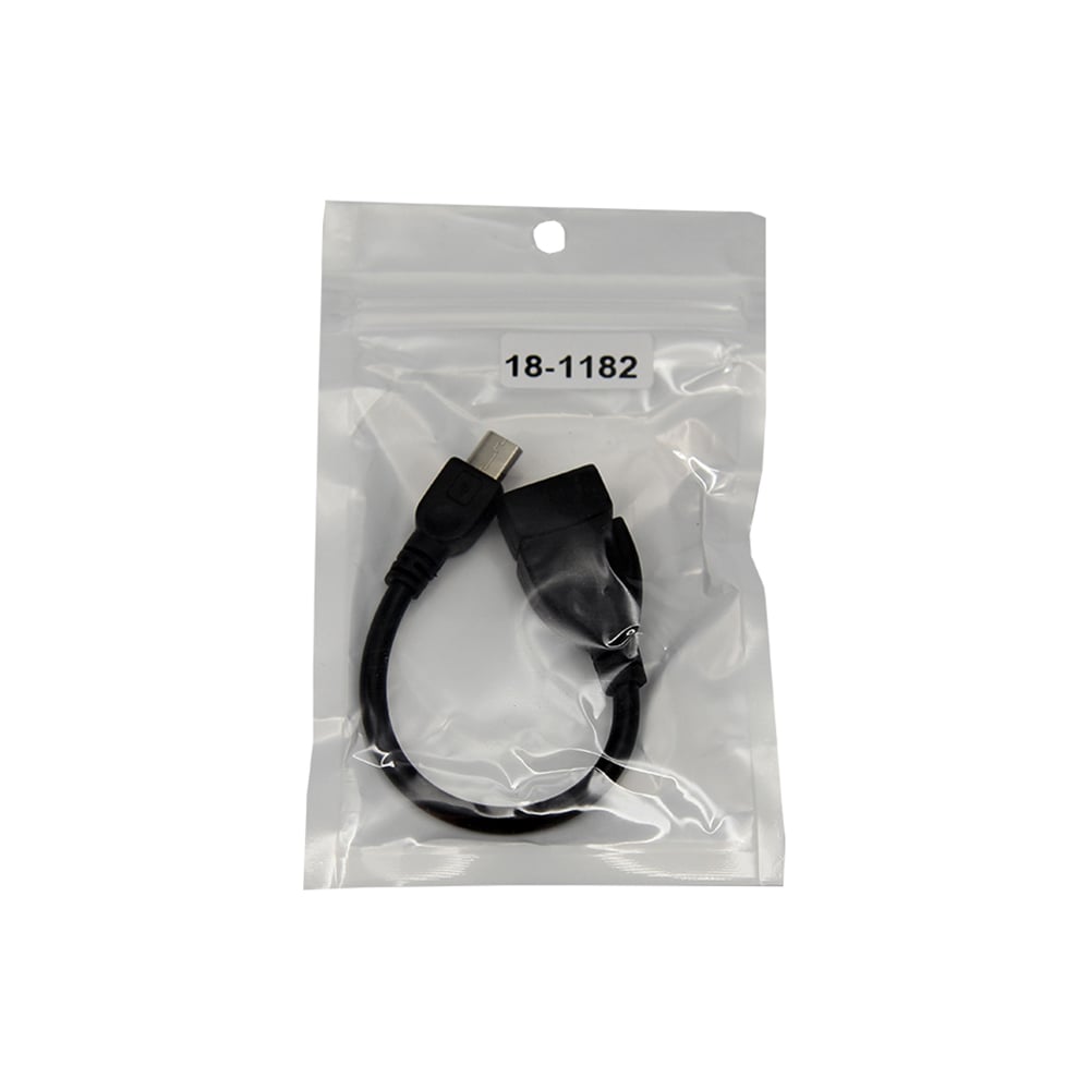 USB кабель REXANT OTG micro USB на USB шнур 0.15M 18-1182