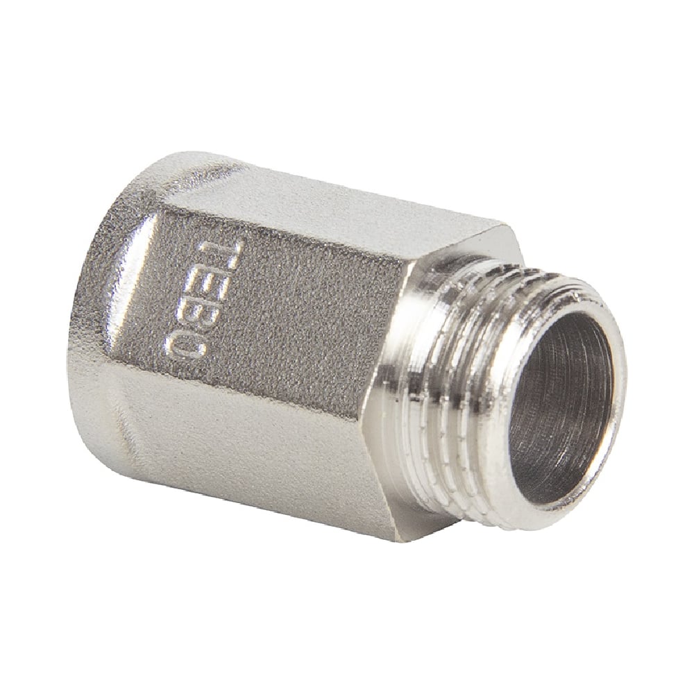 Удлинитель шестигранный TEBO ВН/НАР 1/2"x25мм латунь T-ЛР.У.2.12-25.CN
