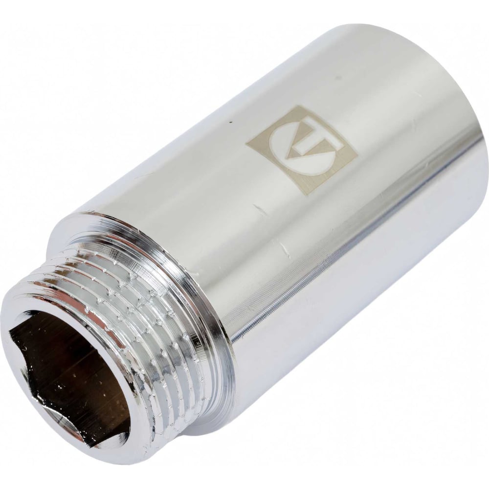 Удлинитель VALTEC 3/4 вн.х 50мм, хром VTr.198.C.0550
