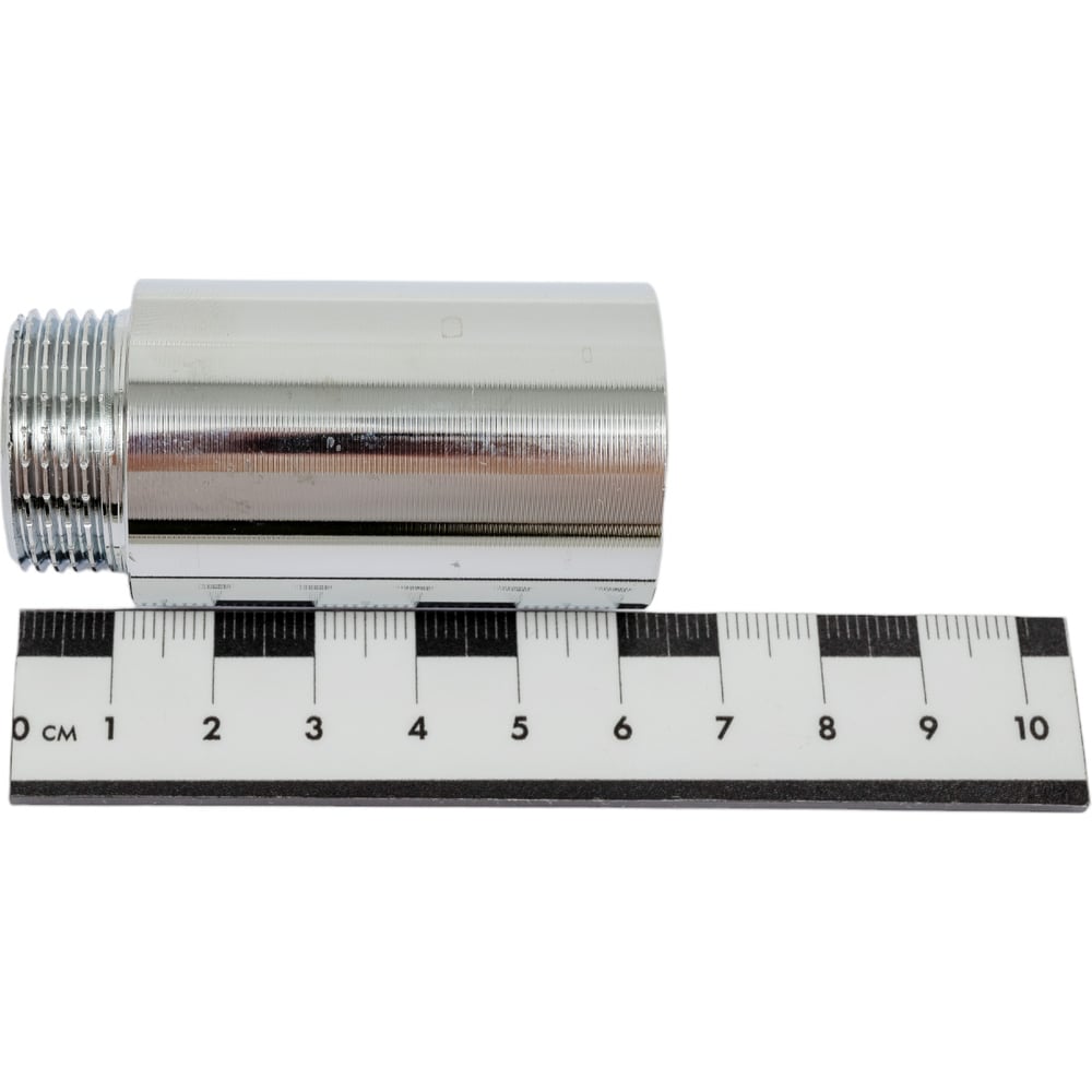 Удлинитель VALTEC 3/4 вн.х 50мм, хром VTr.198.C.0550