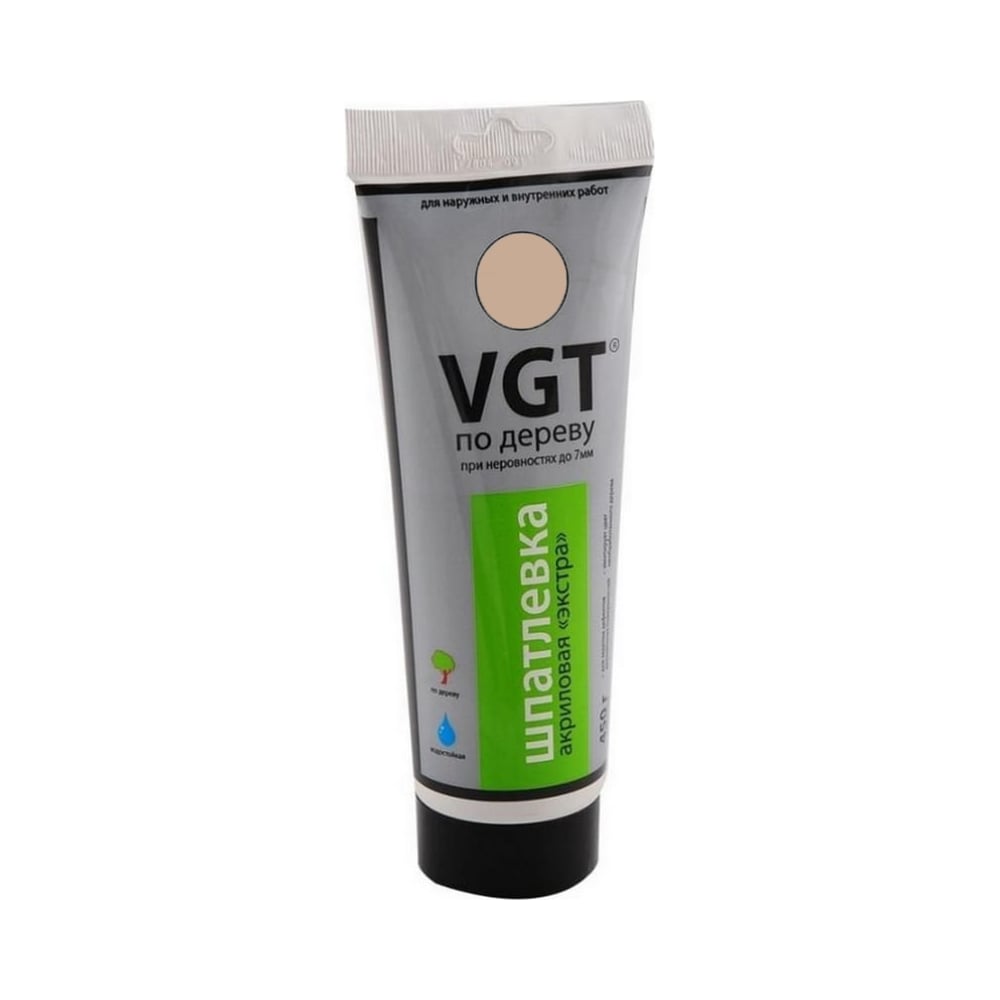 Шпаклевка по дереву VGT Экстра Дуб 0,40 кг туба 11607851