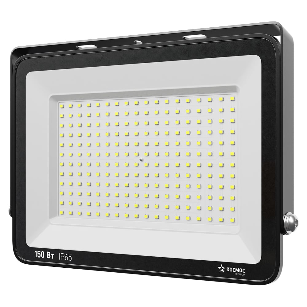 Прожектор светодиодный КОСМОС PREMIUM 150Вт, 15000 Лм, IP65, 6500К, KOS_PR_LED_150