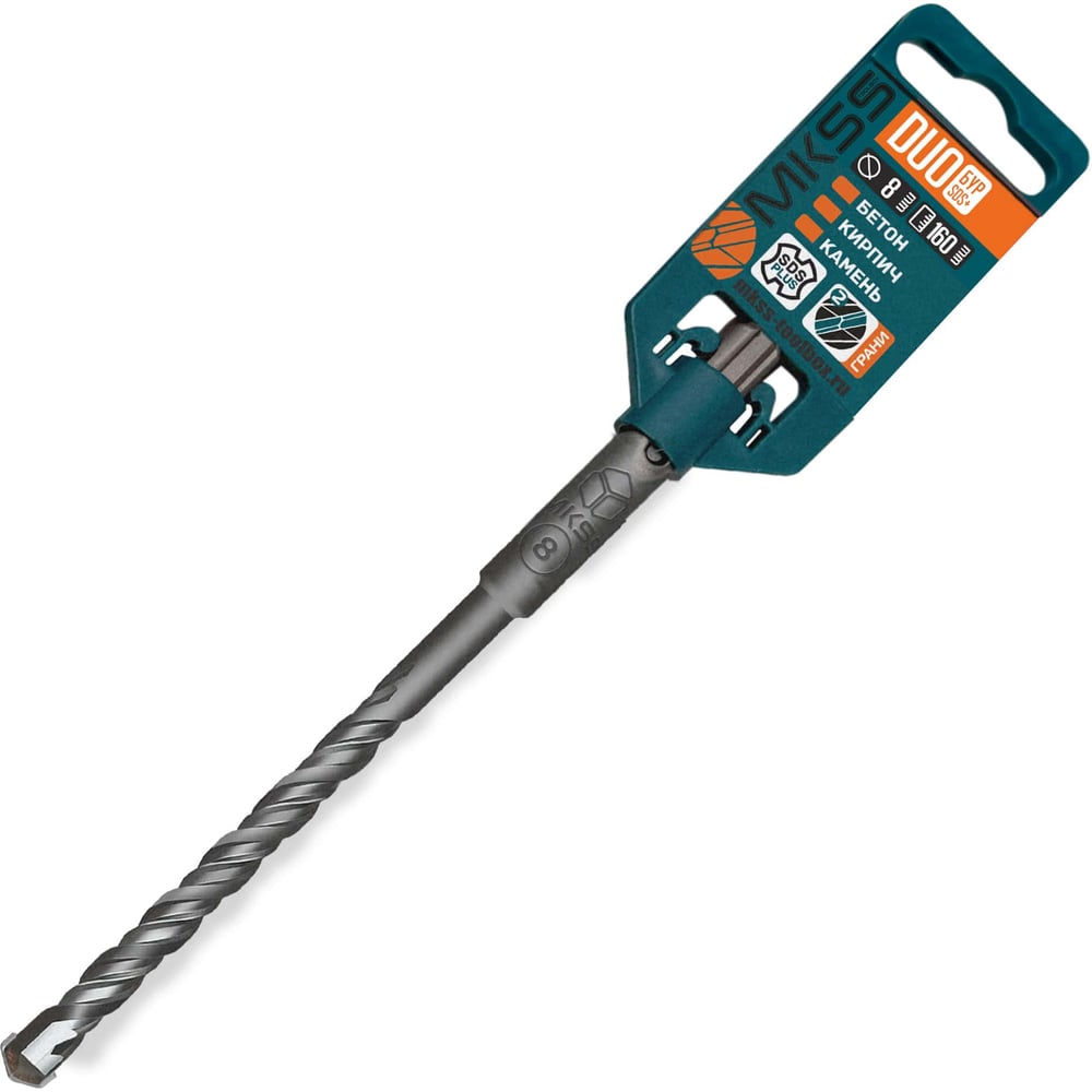 Бур по бетону Duo MKSS Toolbox DS0816 8x160мм (SDS-plus) MKSS DS08160