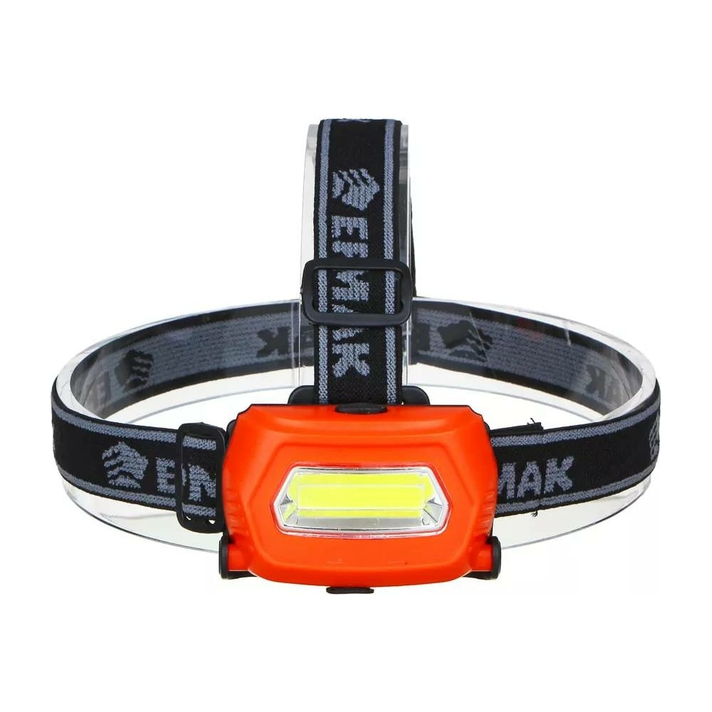 Фонарь ЕРМАК налобный, 1 COB, 7Вт, 200мАч, USB, 8х4см, пластик, 3 режима 221-071