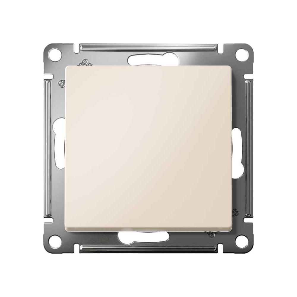 1-клавишный выключатель Systeme Electric (Schneider Electric) ATLASDESIGN сх.1, 10АХ, бежевый ATN000211