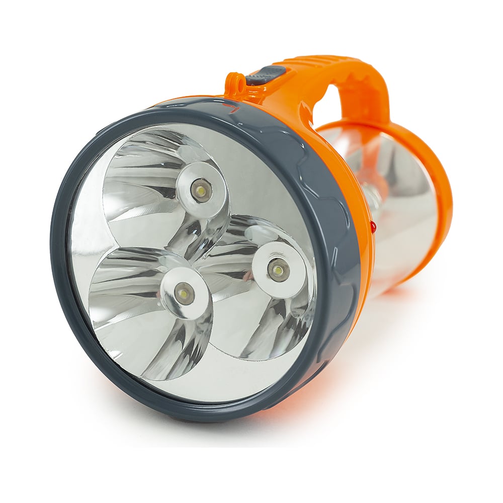Аккумуляторный фонарь "Светлячок" КРАСНАЯ ЦЕНА 324 3LED 1W + кемпинг 24SMD 4606400615941