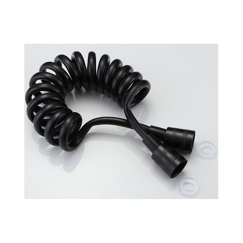 Шланг для душа Melodia della vita гигиенического black phone 1/2" на 1/2" конус, пвх, l150 см., чёрный mkp34432bl_bk 34441