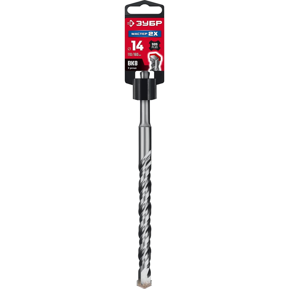 Бур SDS-plus ЗУБР Мастер-2Х 14x160 мм 29315-160-14_z01