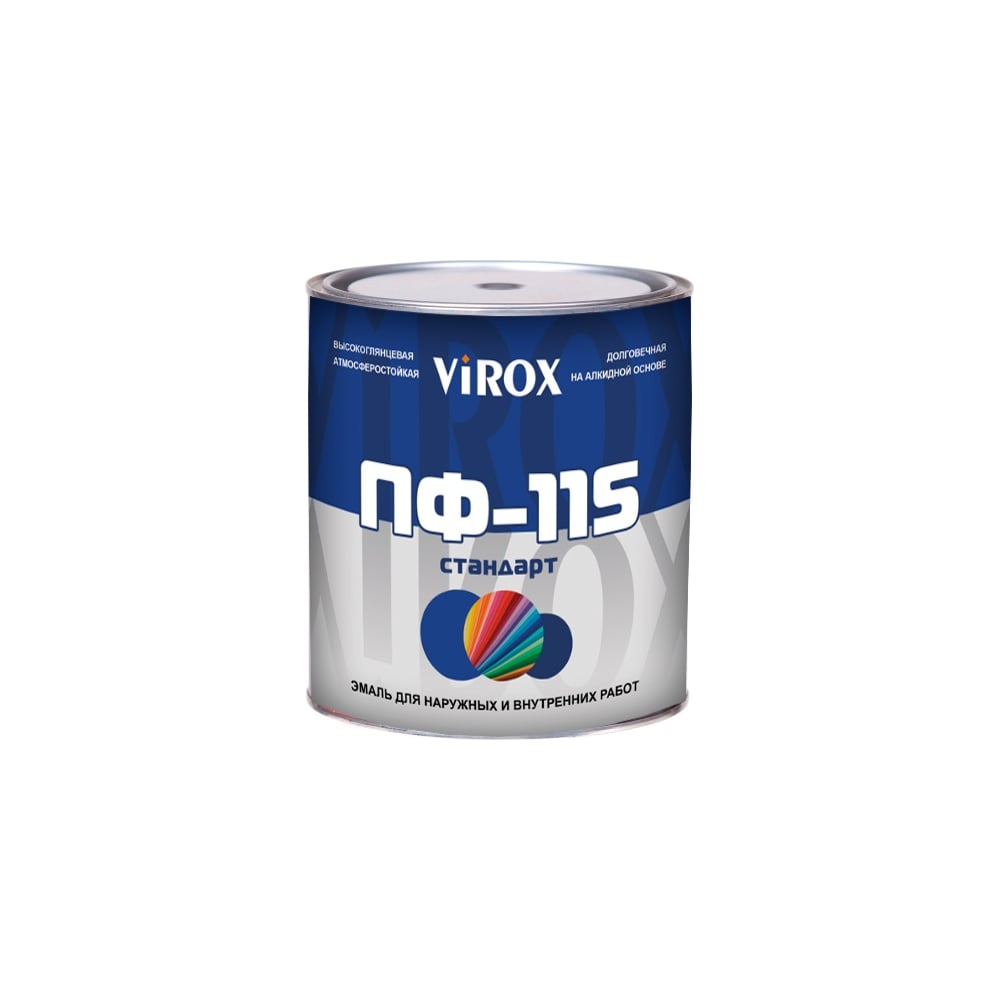 Эмаль VIROX ПФ-115 СТАНДАРТ зелёная 2,7кг 13694