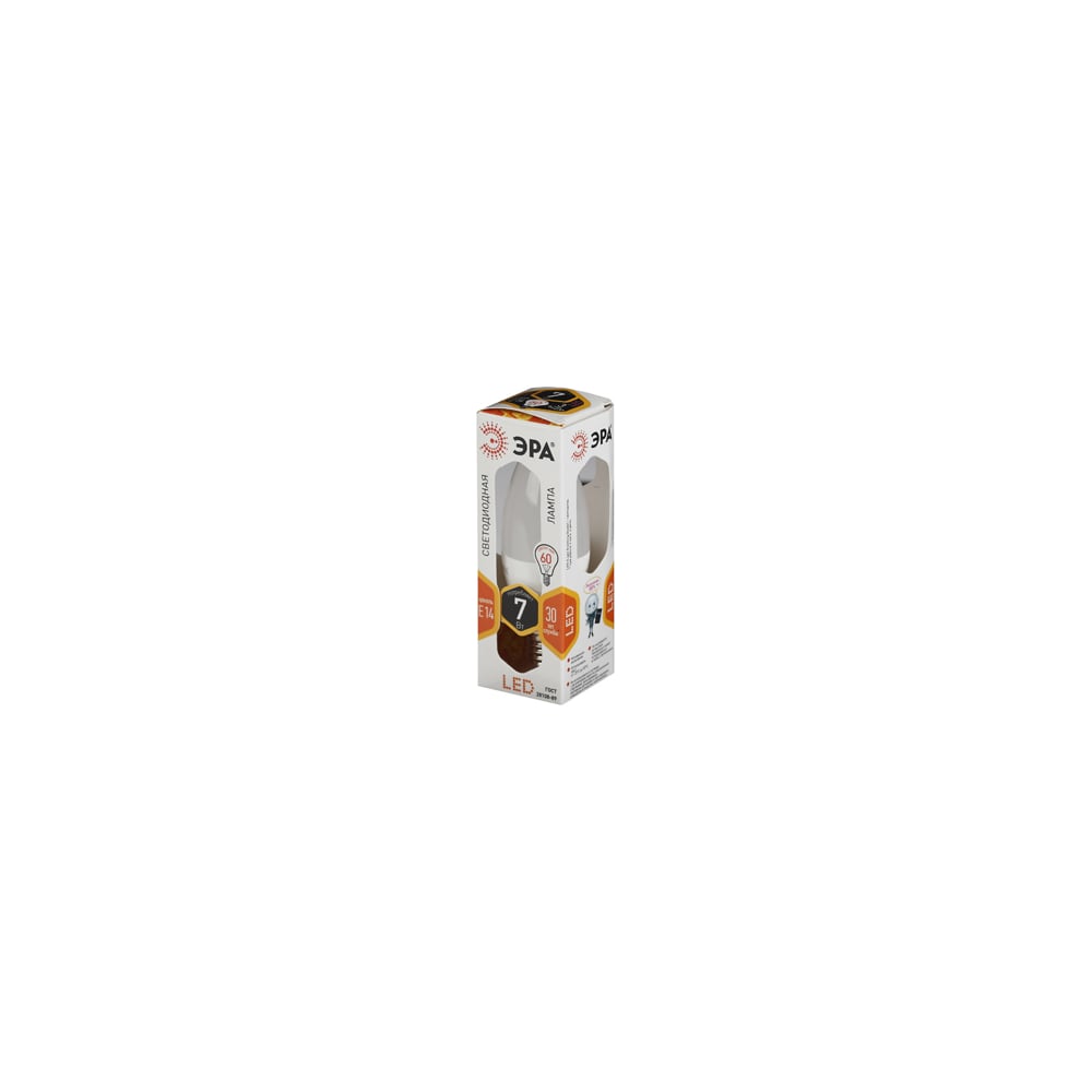 Светодиодная лампа ЭРА LED smd B35-7w-827-E14 Б0020538