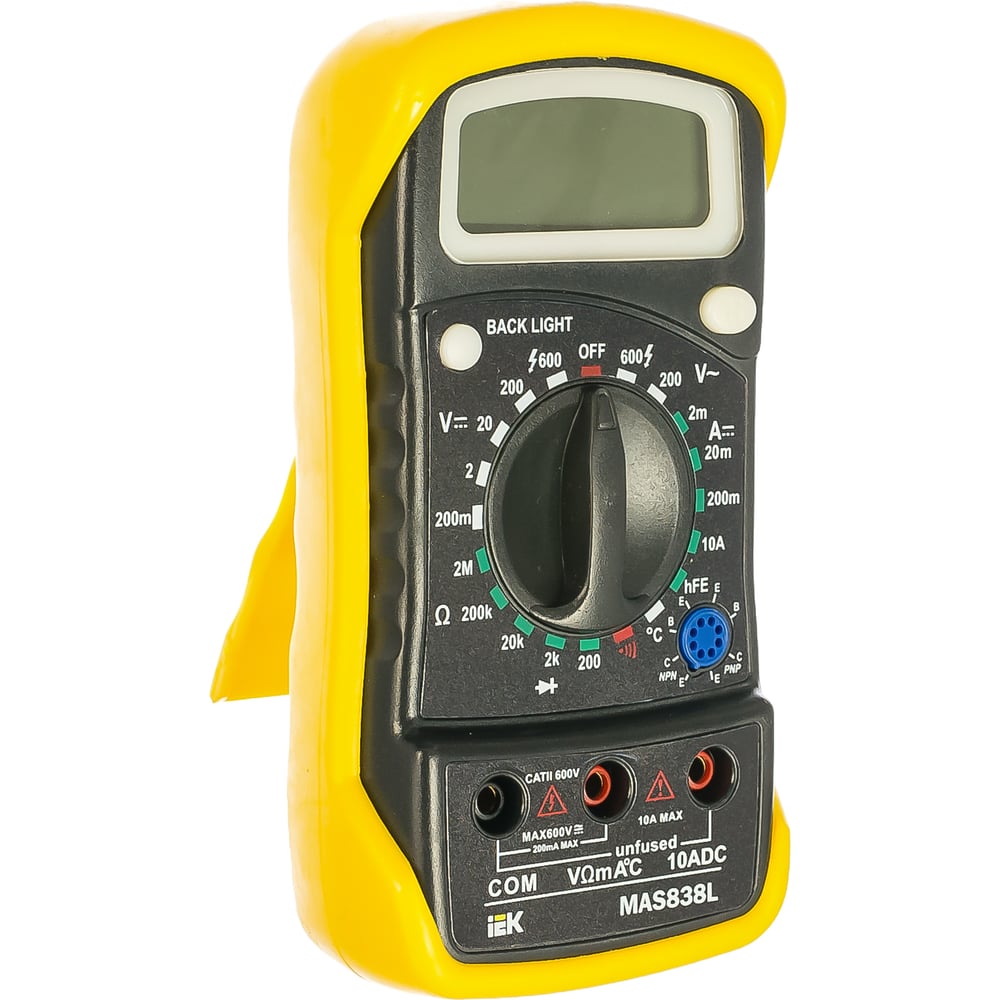 Цифровой мультиметр IEK Master MAS838L TMD-3L-838